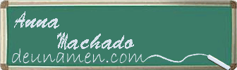 Anna Machado Visitenkarte